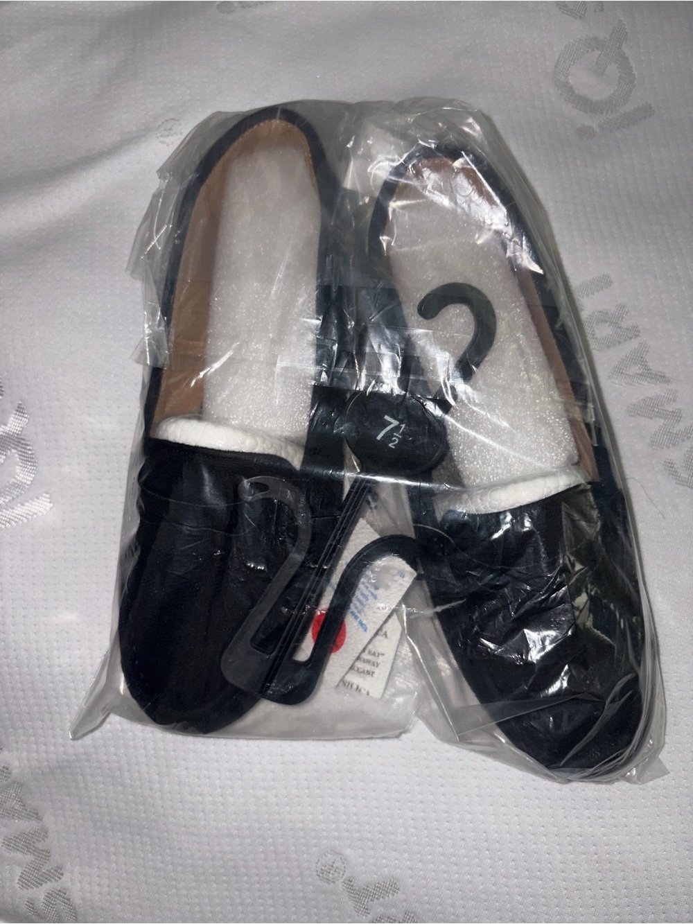 Black Women's Faux Suede Penny Loafers